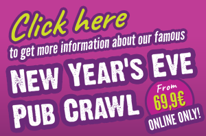 New Year's Eve Pub Crawl Budapest 2026 Banner Mobile